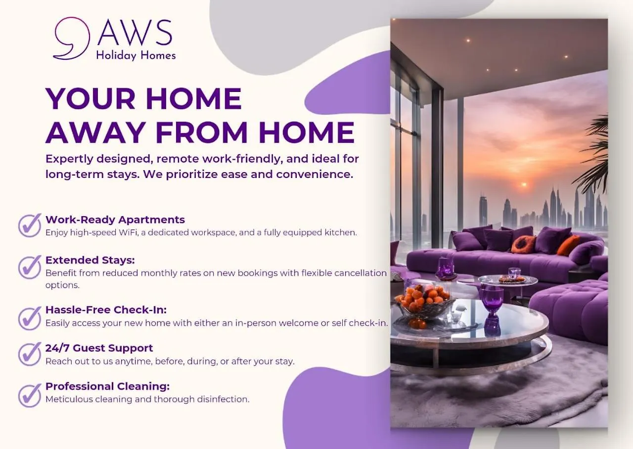 Aws Holiday Homes - Canal Views In A High Floor Dubai Apartment
